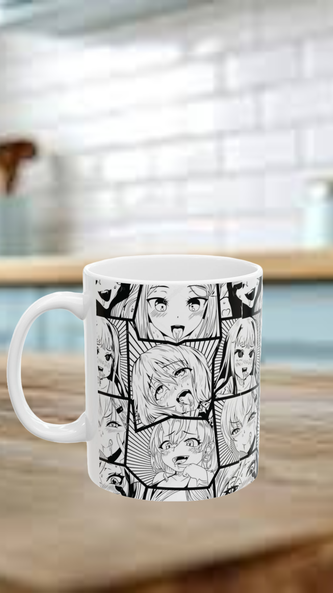 Ahegao Expression Mug – Special Gift for That Friend