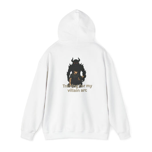 Training for My Villain Arc Hoodie – Cool Anime Guy Gymwear for Gymrats & Otakus