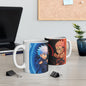 Chibi Anime Fight Mug – Limitless vs. Malevolence | Epic Energy Clash Cup